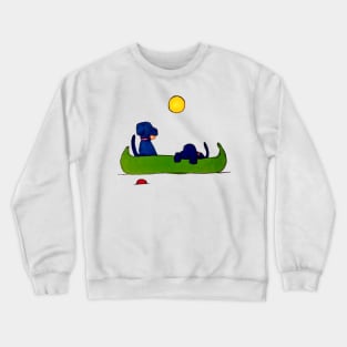 Canoe Dogs Crewneck Sweatshirt